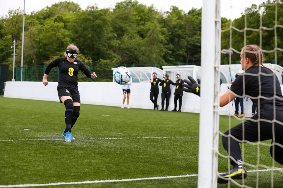 The FA has established an England women's blind team as part of its Football For All plan to develop disability football (Photo by Barrington Coombs - The FA/The FA via Getty Images)