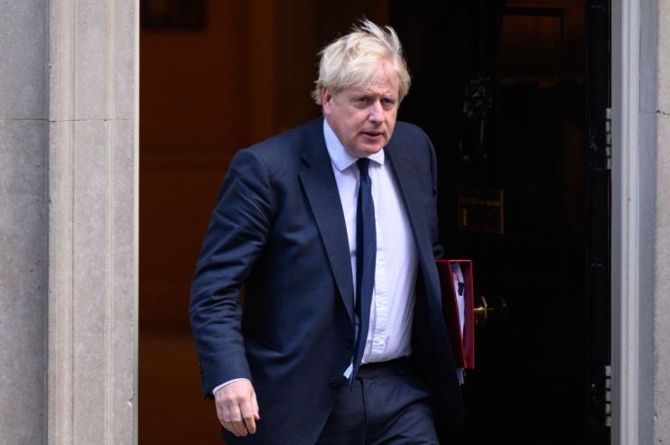Boris Johnson Attends Prime Minister's Questions