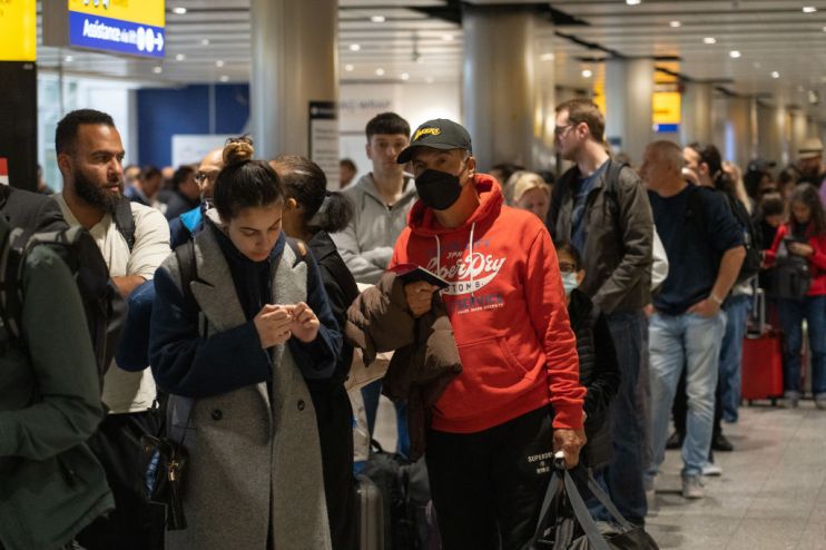 UK Airports Struggle With Long Queues And Cancellations Ahead Of Holiday Weekend