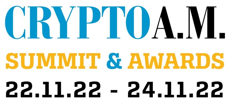 The annual Crypto AM Summit and Awards – one of the most prestigious events on the cryptocurrency and blockchain calendar – will be held from November 22 to November 24, it has been announced.