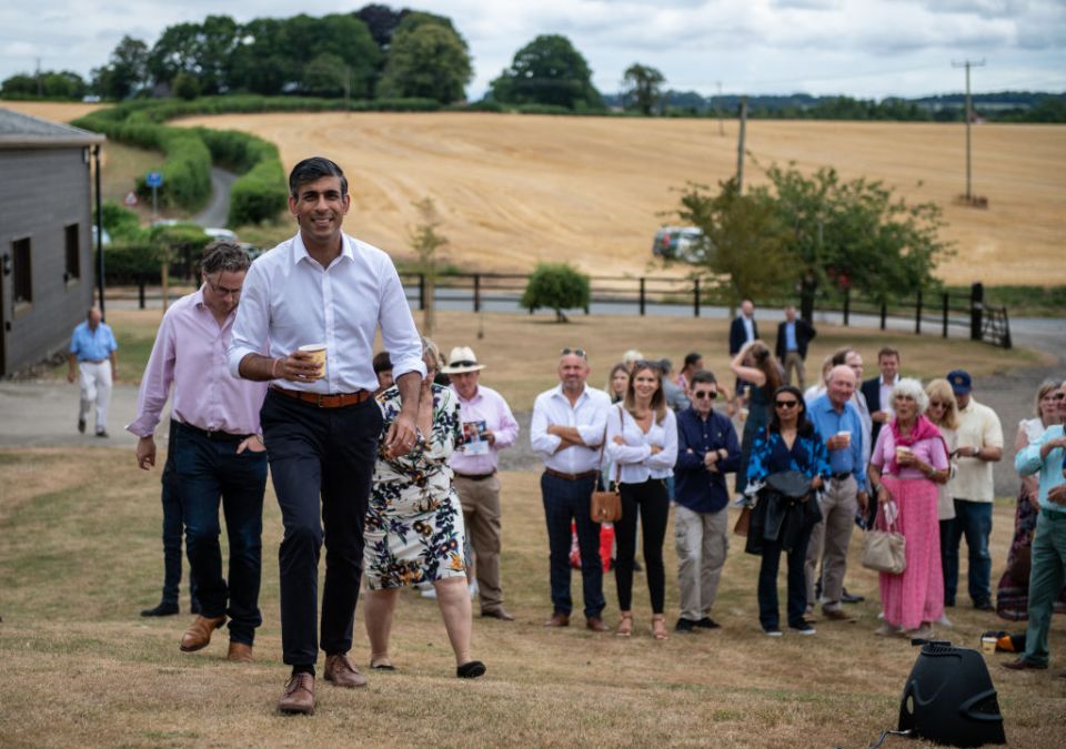 Rishi Sunak Campaigns In Hampshire & West Sussex