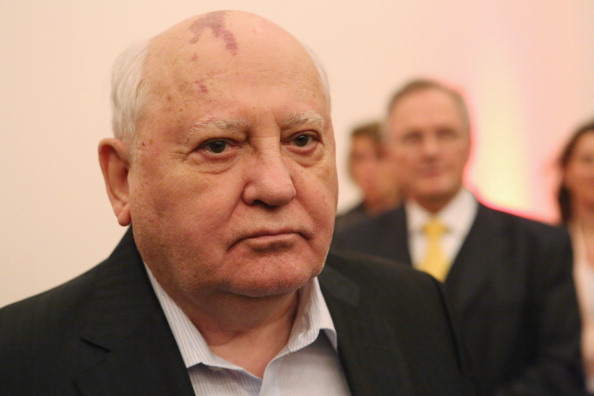 Former leader of the Soviet Union Mikhail Gorbachev (Photo by Ralf Juergens/Getty Images)
