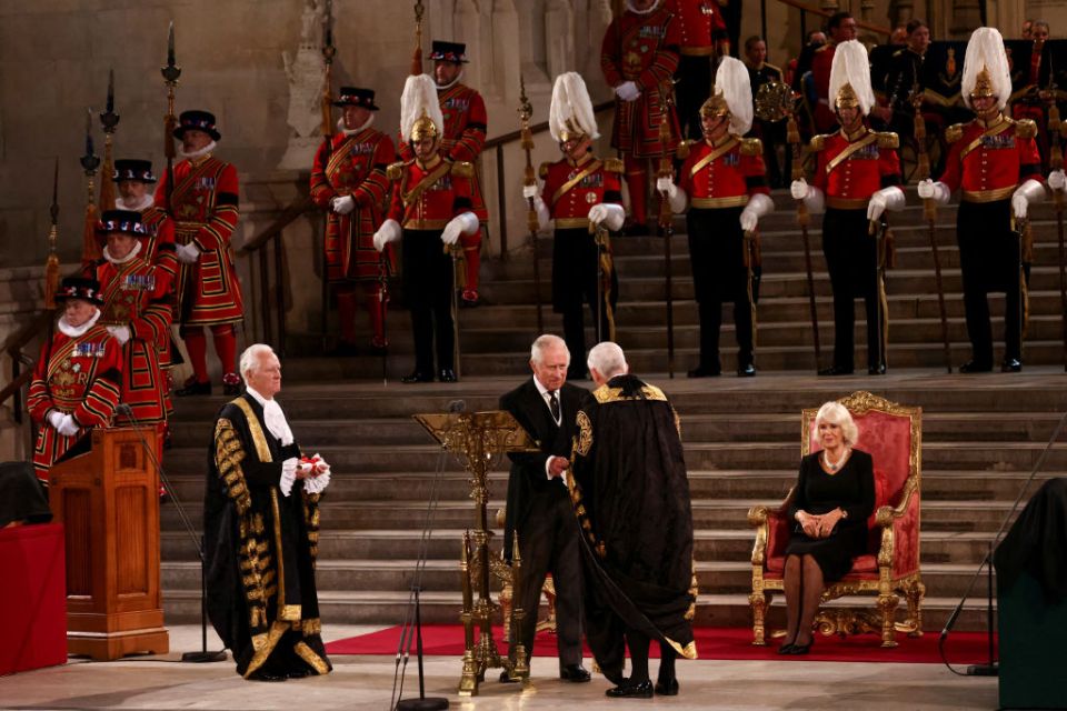 Presentation Of Addresses By Both Houses of Parliament To His Majesty King Charles III