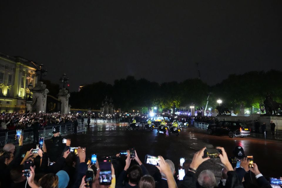 Queen Elizabeth II's Coffin Is Transferred To London