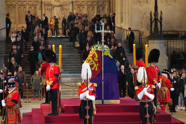Dignitaries Attend Lying In State Of Queen Elizabeth II - Saturday