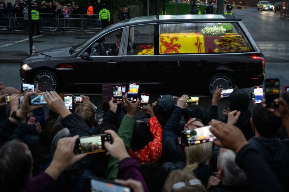 Queen Elizabeth II's Coffin Is Transferred To London