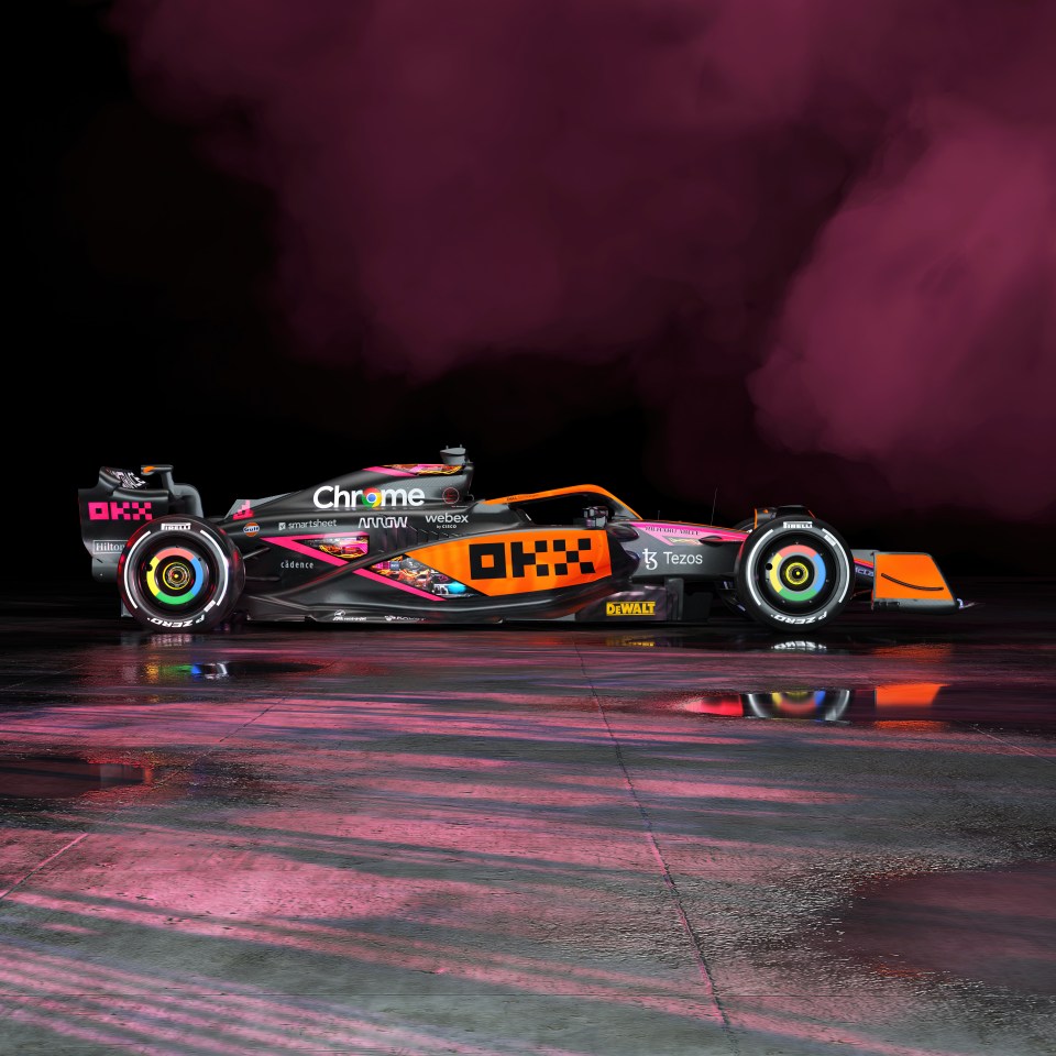 McLaren's new livery