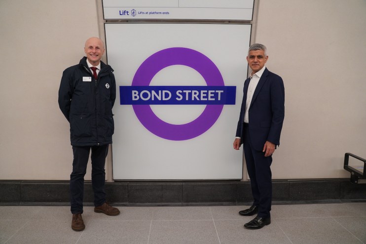 Bond Street Station's formal opening with Sadiq Khan and Andy Byford