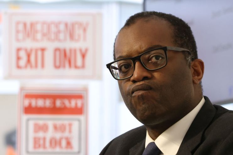 UK Chancellor Of The Exchequer Kwasi Kwarteng Addresses Conservative Party Autumn Conference