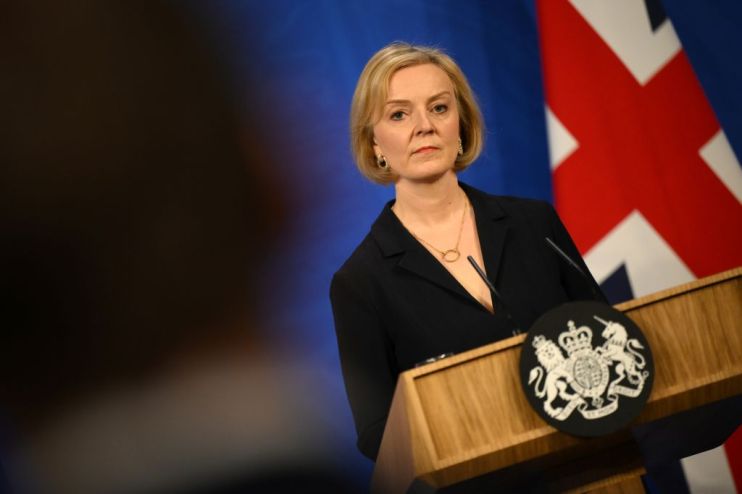 Liz Truss Holds Press Conference After Sacking Her Chancellor
