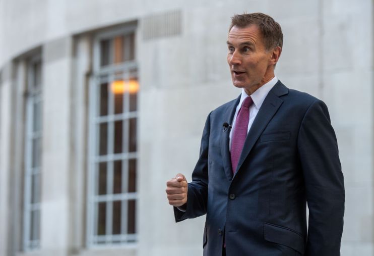 Jeremy Hunt Conducts TV interviews After Being Appointed As The UK's New Chancellor