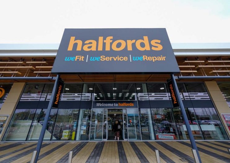 Halfords made a profit during the interim period but gross profits at its retail business were hit by high inflation and a decision to keep prices low for shoppers.