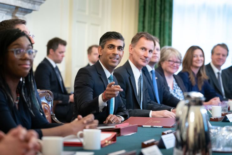 PM Rishi Sunak Holds Meeting Of Newly Formed Cabinet