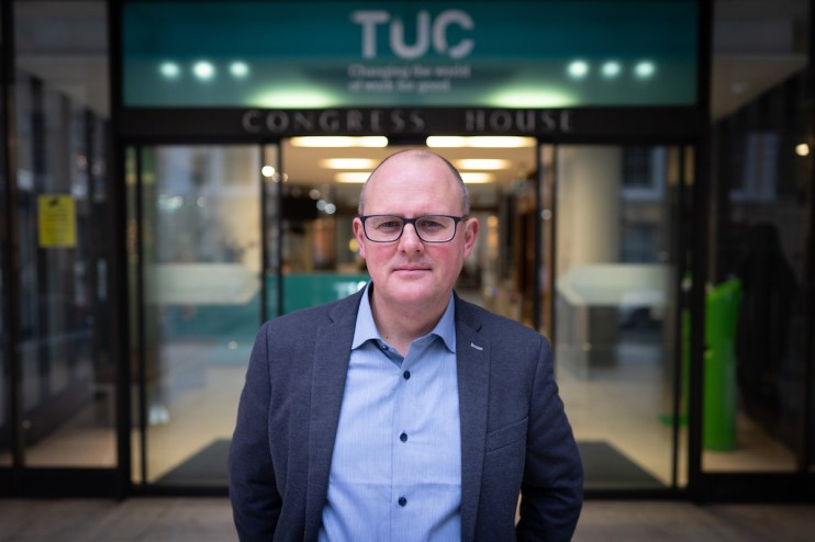 TUC General Secretary Paul Nowak at TUC Congress House in London.