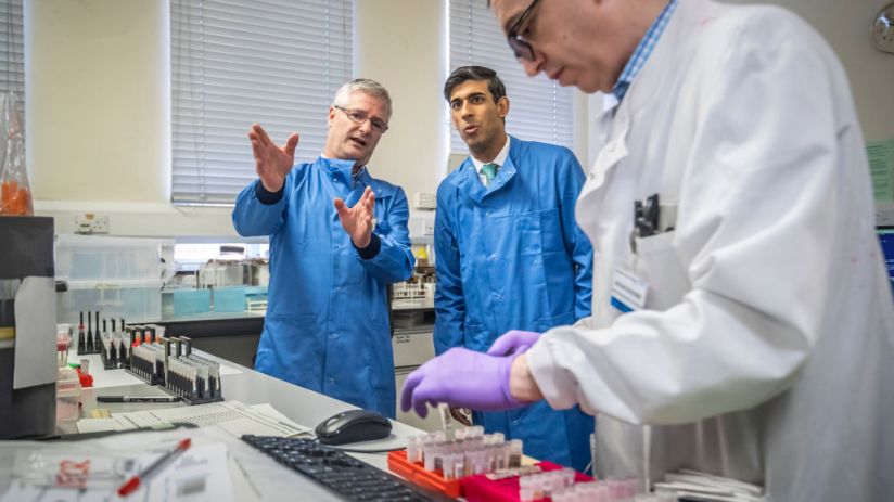 Chancellor Rishi Sunak Visits Leeds