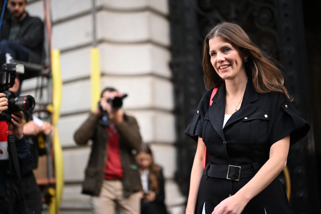 LONDON, ENGLAND - OCTOBER 25: Michelle Donelan MP attends Number 10 in Downing Street as new Prime Minister Rishi Sunak begins cabinet reshuffle on October 25, 2022 in London, England. Rishi Sunak will take office as the UK's 57th Prime Minister today after he was appointed as Conservative leader yesterday. He was the only candidate to garner 100-plus votes from Conservative MPs in the contest for the top job. He said his aim was to unite his party and the country. (Photo by Leon Neal/Getty Images)
