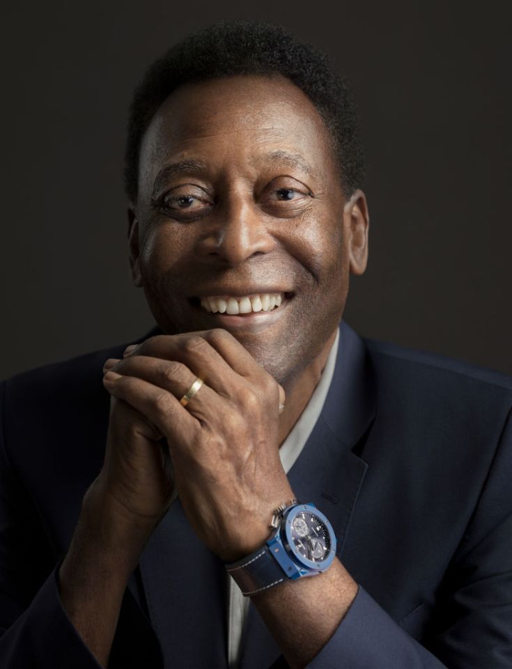Pele p (Photo by Sandro Baebler /Hublot via Getty Images)