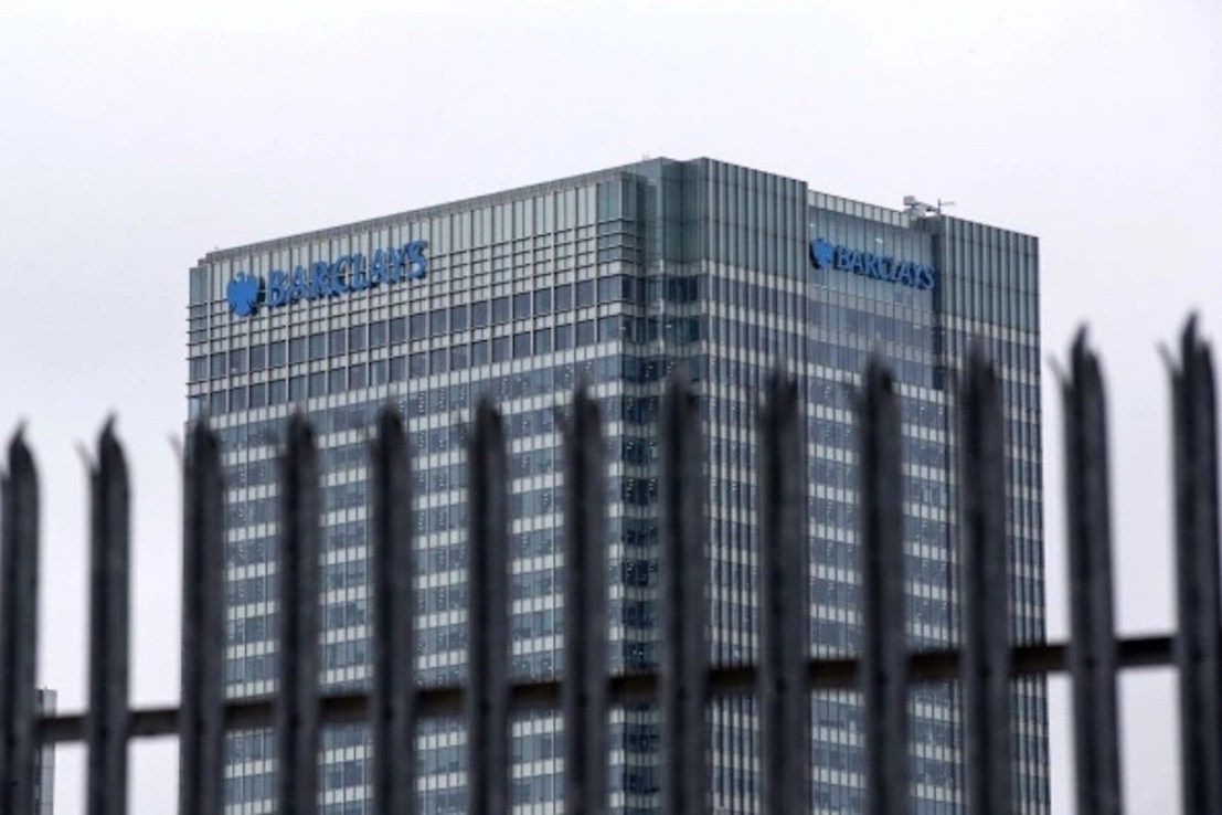 Barclays shares slumped after the company reported results this morning