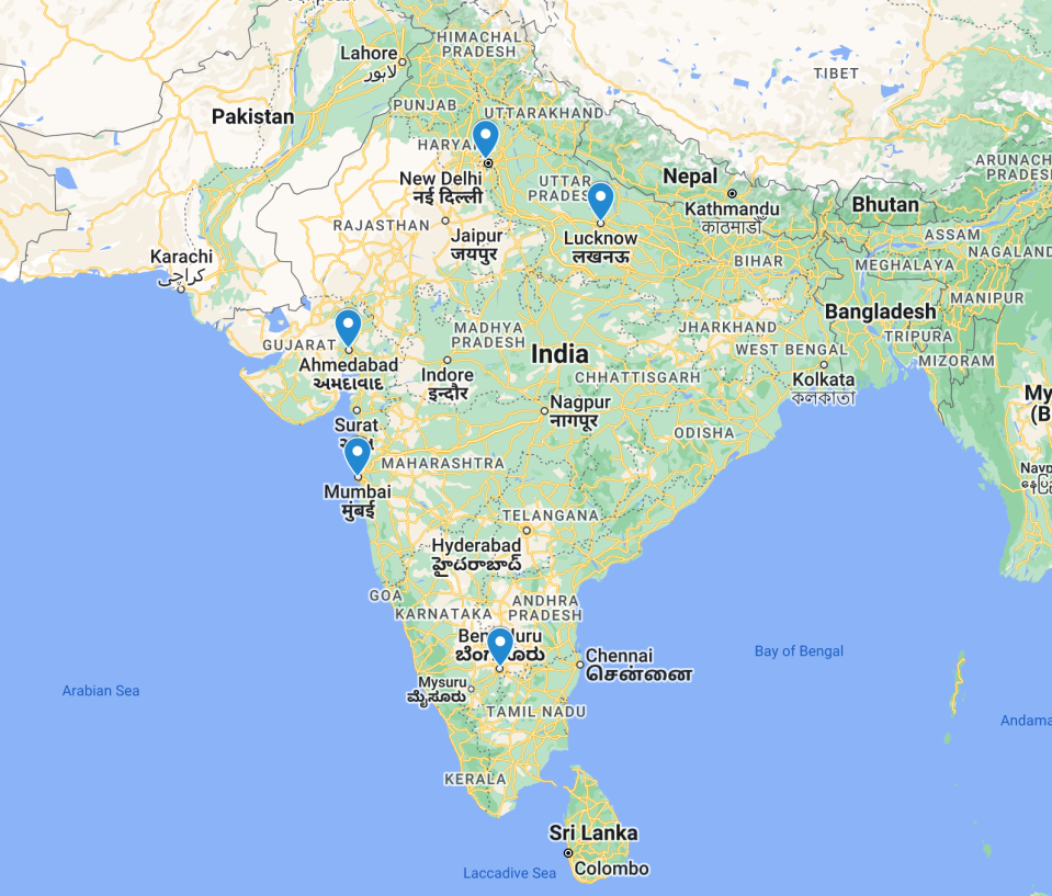 Women's IPL franchises