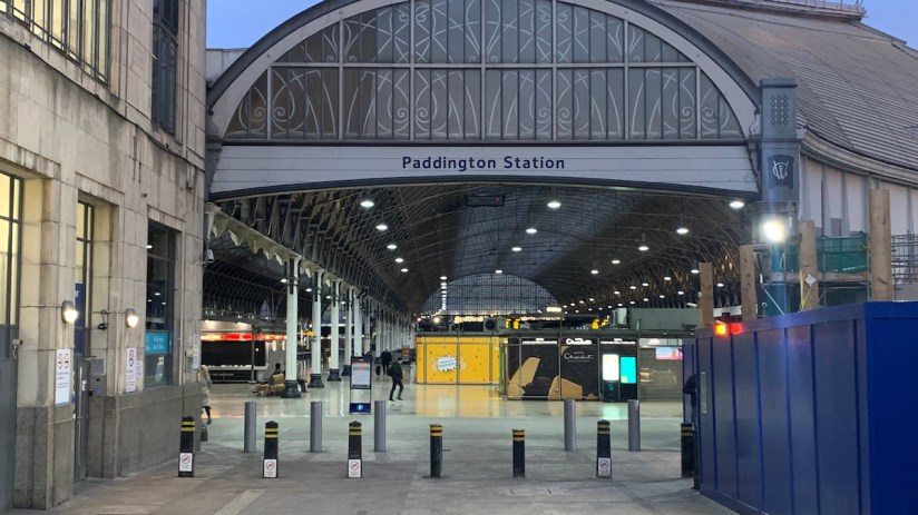 The rail collision happened around two miles from Paddington station.