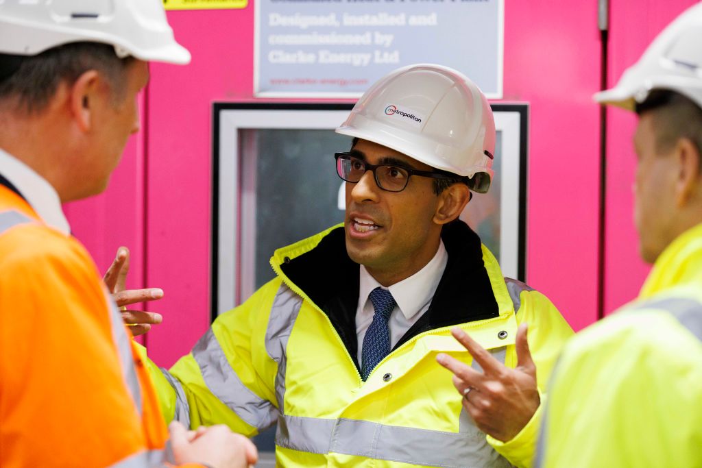 Rishi Sunak Makes Political Visit In Central London