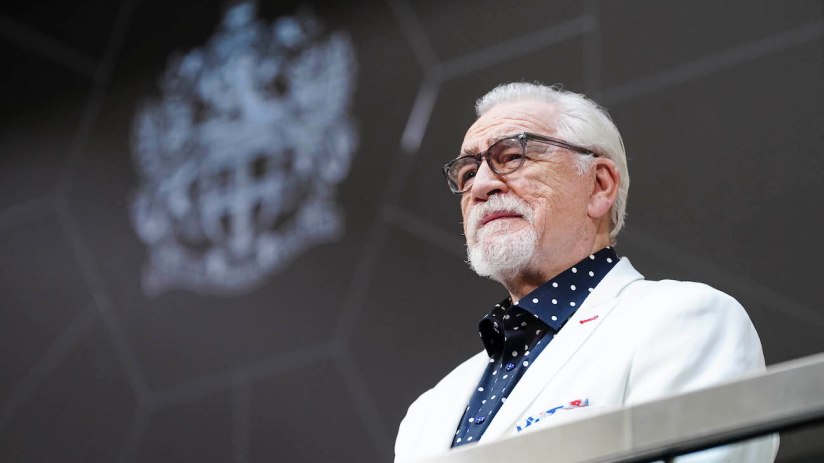 Succession star Brian Cox opening the London Stock Exchange (Photo credit: Ian West/PA Wire.)