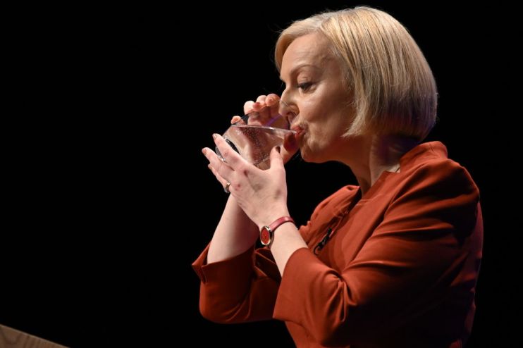 Liz Truss Delivers Her Leader's Speech To Party Conservative Party Conference