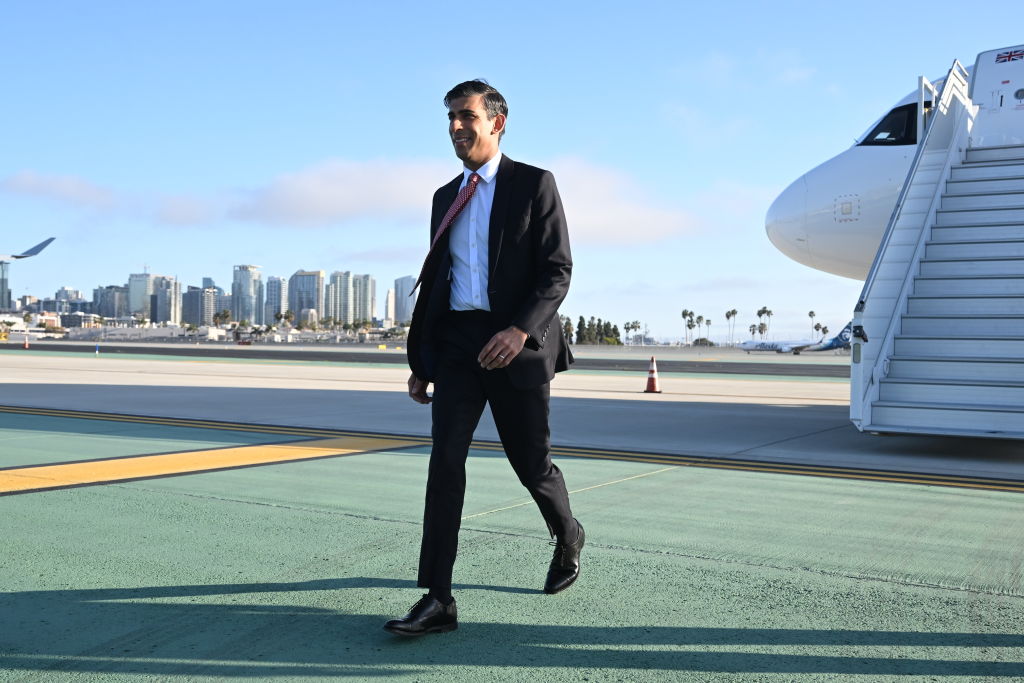 Rishi Sunak Attends San Diego AUKUS Meeting