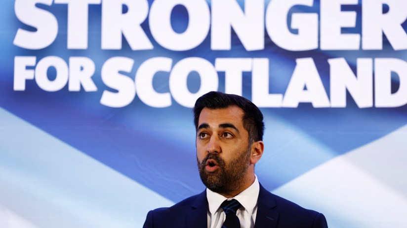 Scotland's First Minister and SNP MSP, Humza Yousaf (Jeff J Mitchell/Getty Images)