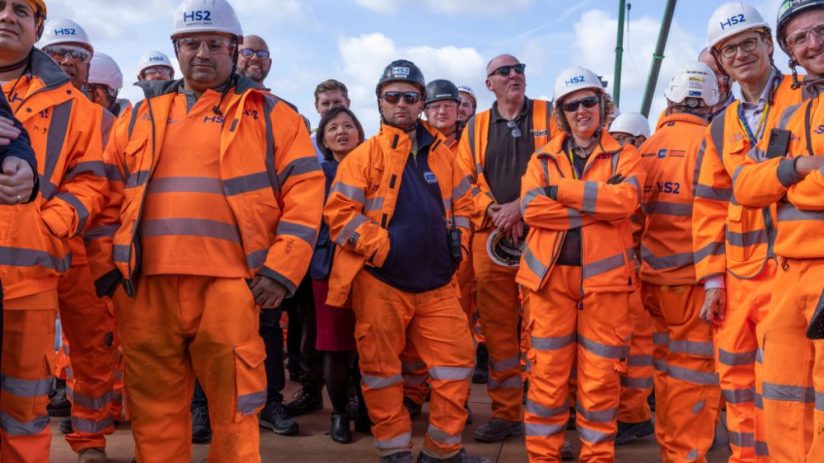 HS2 Launches Their First Giant Tunnel Boring Machine