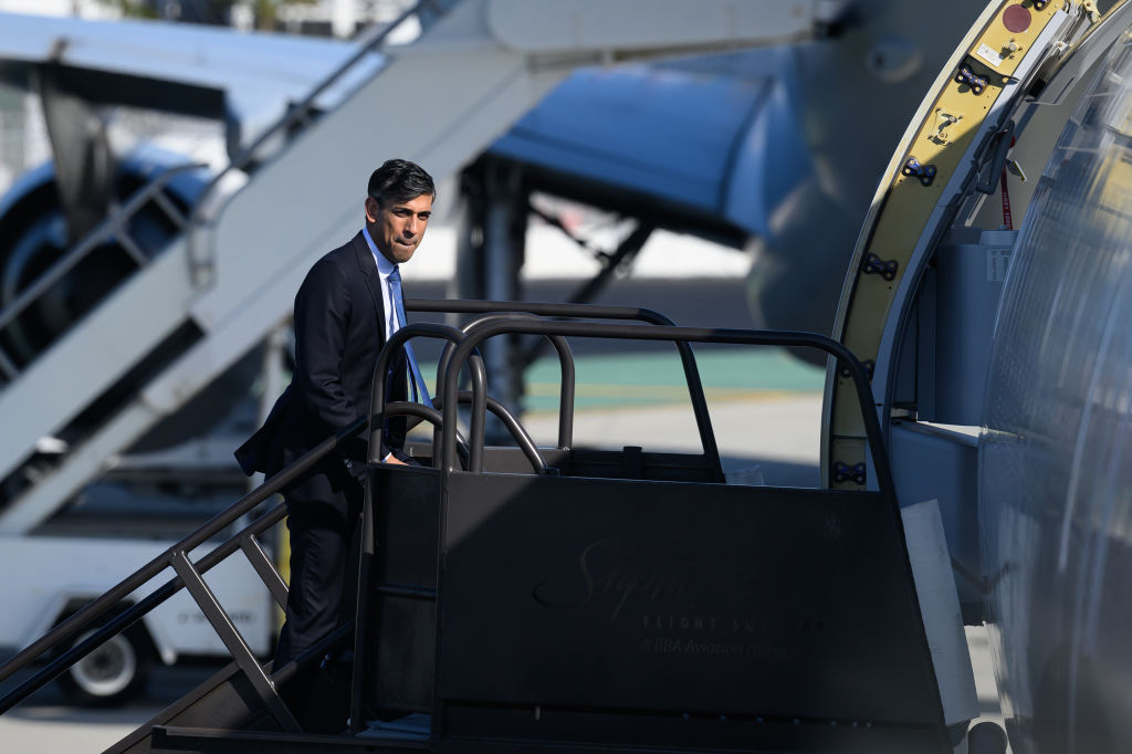 Rishi Sunak Attends San Diego AUKUS Meeting