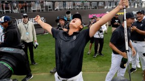 Danny Lee won the individual title at the LIV Golf League's second event of the season, in Tucson, Arizona, after a four-man play-off