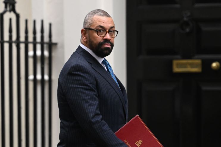 Home secretary James Cleverly (Photo by Leon Neal/Getty Images)