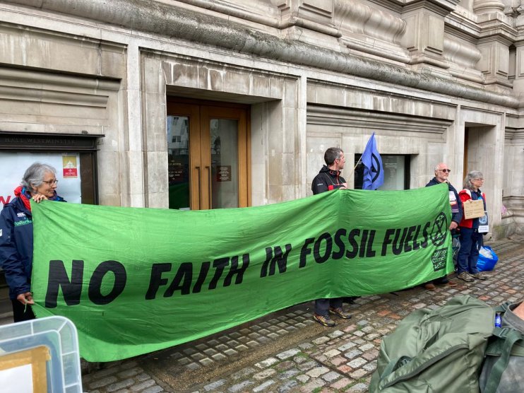 Activists targeted Shell's AGM last year amid pressure on the company to ramp up its climate goals - but Shell's aim has been to please its shareholders