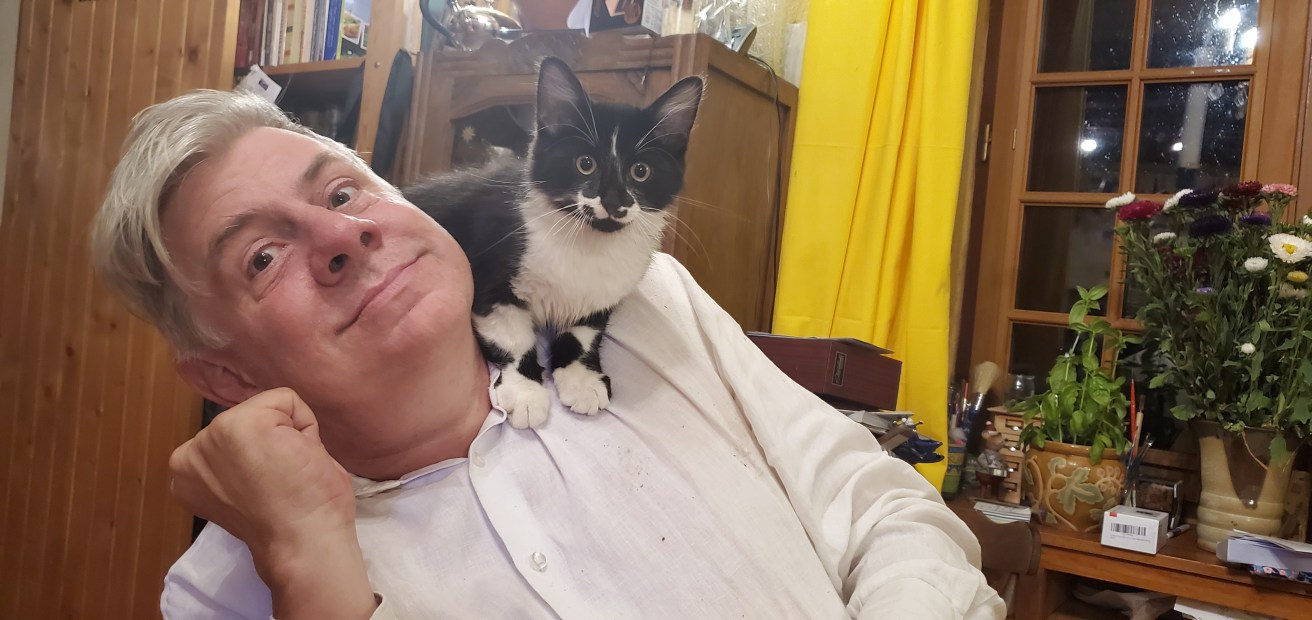 Clem Chambers and friend