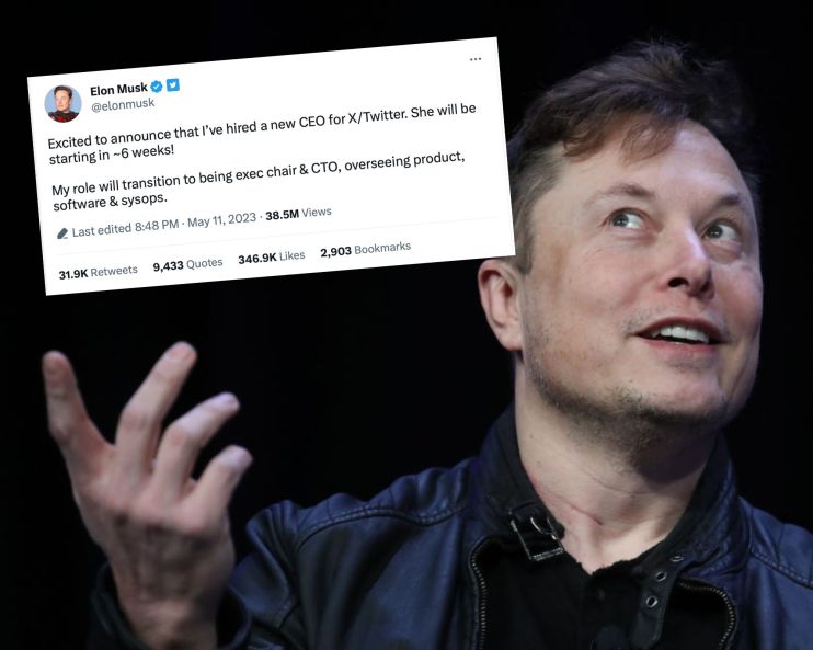 Elon Musk and last night's mystery tweet