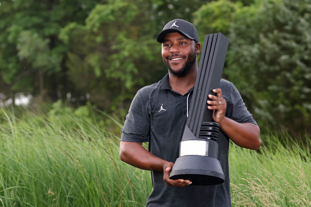Harold Varner III's win at LIV Golf DC was his first on US soil