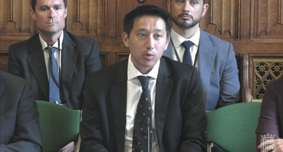Kris Comerford, Chief Commercial Officer for Asda, appearing before the Business and Trade Committee at the House of Commons, London, on the subject of food and fuel price inflation. Food bosses from four of the UK's biggest supermarket chains - Tesco, Sainsbury's, Asda and Morrisons - are appearing in front of the committee to discuss food price inflation and why prices are still rising when commodity and wholesale costs are dropping
