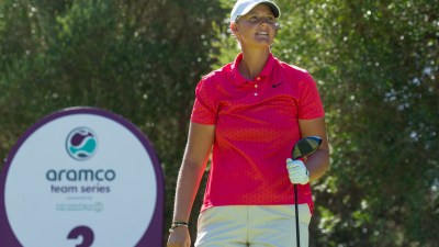 Harlow-born Gabriella Cowley is playing golf close to home at this week's Aramco Team Series - London (Image: LET)