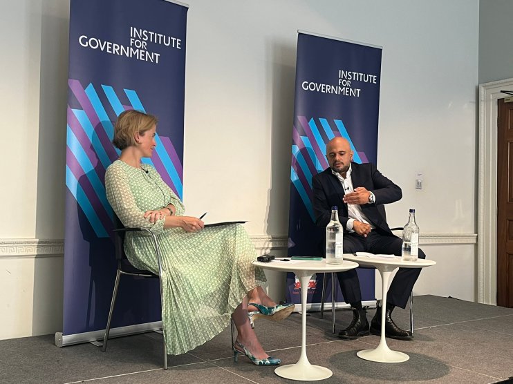 Former chancellor Sajid Javid. Photo: Jessica Frank-Keyes