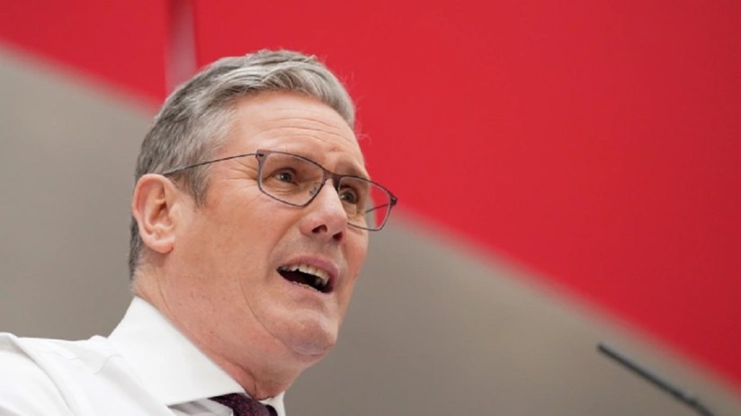 Sir Keir Starmer, deadly serious