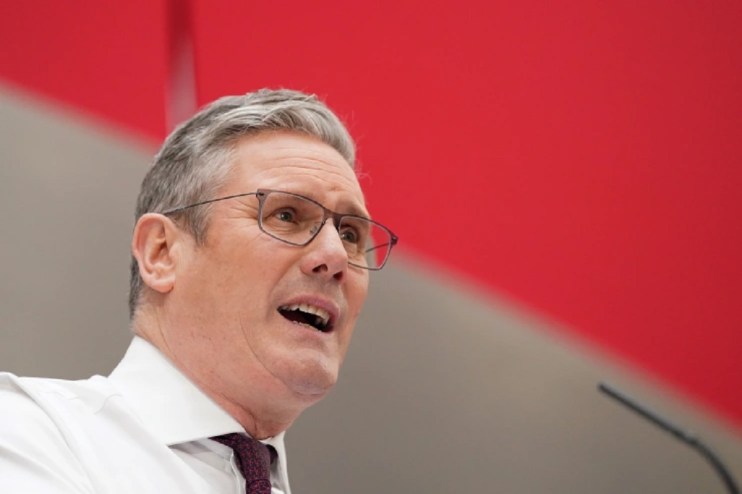 Sir Keir Starmer, deadly serious