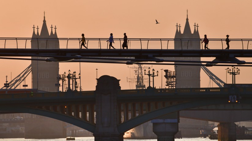 London's jobs market has contracted for 16 consecutive months, according to data published by KPMG