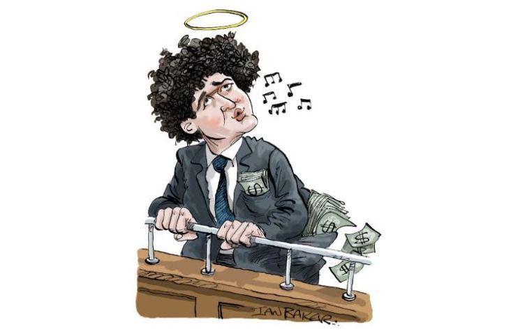 Planet Crypto have had the slapstick paintbrushes out, and FTX founder Sam Bankman-Fried is their muse of the day.