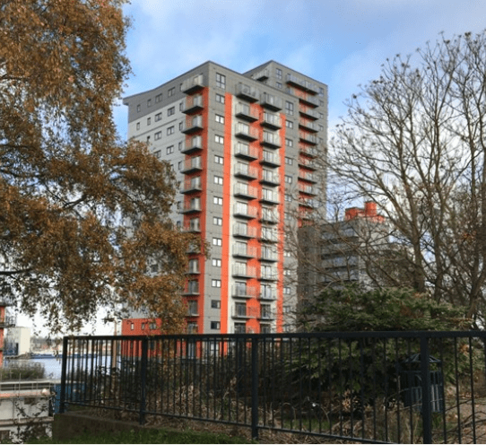 Two luxury tower blocks in Greenwich are going to be knocked down, because they were built without permission.
