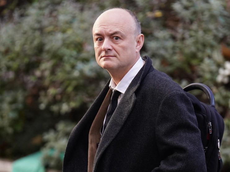 Top No10 aide Dominic Cummings branded cabinet ministers “useless f*ckpigs”, “morons” and “c**ts” in foulmouthed messages. Photo: PA