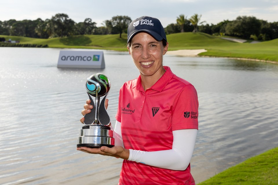 Ciganda won earlier this year at the Aramco Team Series in Florida