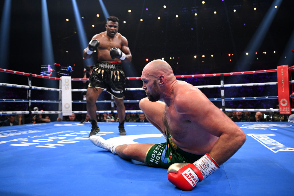 Fury was knocked down by Ngannou and suffered a cut to his forehead in the narrow win