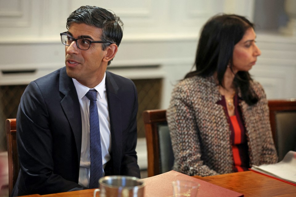 Prime Minister Rishi Sunak and (then) Home Secretary Suella Braverman (Picture credit: Phil Noble/PA Wire)