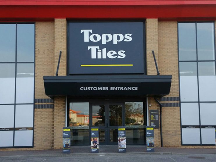 Topps Tiles is headquartered in Le